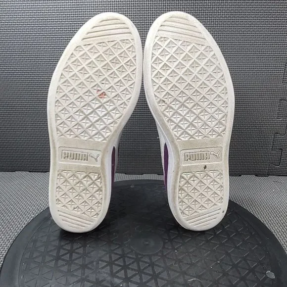 Womens Sz 6 Purple Puma Vikky Soft Foam Suede Sneakers - Picture 8 of 9